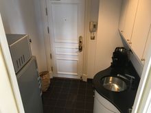Pantry with sink and microwave