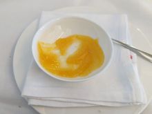 The spice apricot mustard that comes with the cheese. I can just eat it with a spoon!