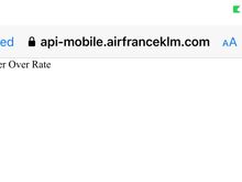 When trying to sign in again into the app, I'm hitting some rate limit :D