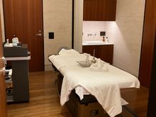 Massage treatment room