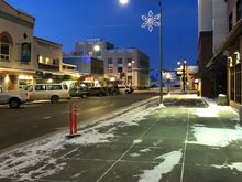 2nd Avenue in downtown Fairbanks looking west. 