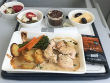 Chicken in morel sauce