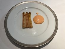 My white asparagus sans the bitter herbs