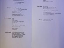 This dish was on our outward flight and I didn’t like it at all. Really quite fatty. 
