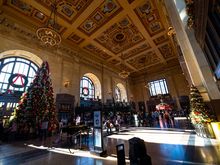 Kansas City Union Station Interior; No turkey's here either.