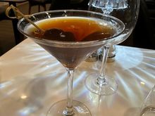 Bartender said he made a mean Manhattan - took him up on it!