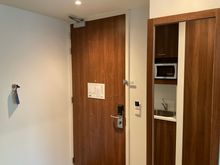 Entry into the room, key is needed to operate the lights