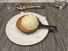 Skillet cookie with ice cream