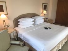 Bed is a true KING: pillow menu is available