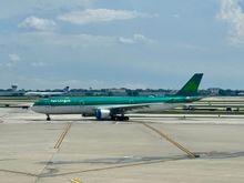 Aer Lingus Airbus A330 in the older colour scheme. 
