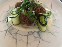 Pork Bon Bon- pretty well executed given they lack a deep frier to achieve the crispy outer coating. 