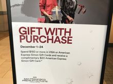 Posted by the customer service desk at SFO OUTLET