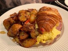 ham and aged cheddar egg crescent 