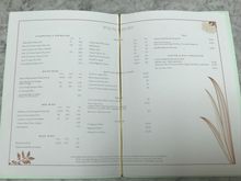 Menu card