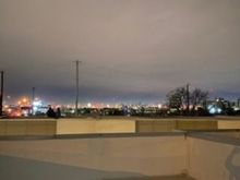 Happy New Year from San Antonio! Looking from my friend’s rooftop deck towards all the fireworks in my neighborhood. Unfortunately, night mode washed out the picture.