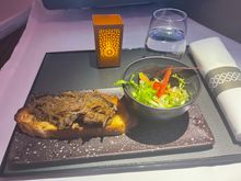 Hit pot pulled oxtail open sandwich on toasted brioche