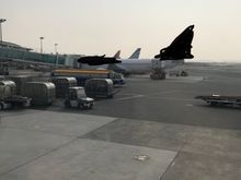 A Oneworld/BA codeshare airport. 