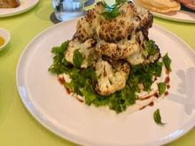 Kale and roasted cauliflower 