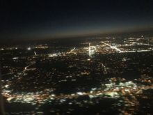 City lights at night