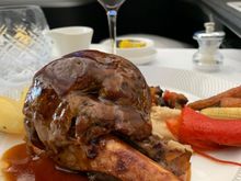 The famous lamb shank