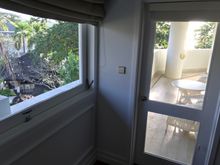 Door to balcony, you can also enter from living room