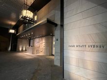 Outside the Park Hyatt 