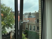 The window can be tumbled open for fresh air