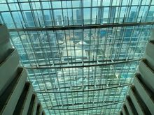 Atrium elevator view