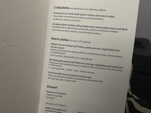 You will definitely want to load up at the lounge. Menu posted by EuroFlash in another topic