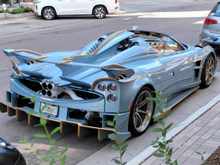 Light blue Pagani Huayra