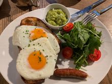 From the à la cartevmenu: 2 eggs sunnyside
