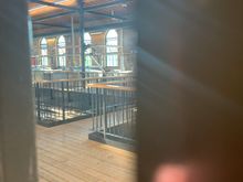 a peek at the production area