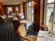 So i can reveal that the wall between the breakfast room and the restaurant will be torn down during renovation to make way for a new open space floorplan for the ---- under emargo --- 