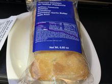 IAD-LAX in Polaris. It is a very cold turkey sandwich.