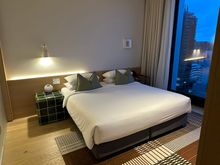 Bedroom. Plenty of conveniently-placed outlets.
