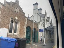The Kildare train station had nothing but a bathroom. There is food 20 minute walk away, but it was bank holiday Monday so we didn’t want to take chances. I don’t think there was even a water fountain 