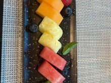 The A La Carte dining at breakfast was beautifully presented