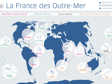 Map of French overseas territories (credit : French Senate website)