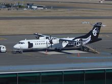 My regular ride with adapted Air NZ cattle loader for pax loading