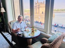 High Tea at the Taj with a lovely view of the Gateway of India