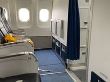 Little tables in the bulkhead - hmmm… mysterious!