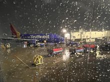 Got out just before the rain turned to sleet/ice