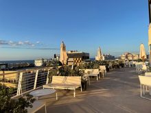 Club lounge’s terrace