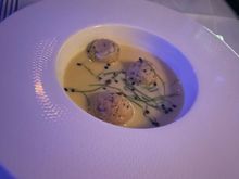 Sweetcorn and whiskey soup - intrigued given the name. It was ok, a little thin and obviously more sweet corn and whiskey but it didn’t come through for me at all. Still enjoyable. 