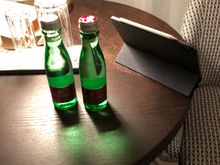 Römerquelle water in glass bottles comp.