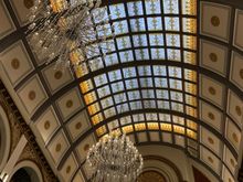 Having hotel hopped between the Noelle and Union Station, neither disappoint. The public spaces in the reimagined Nashville train station is epic as the stained glass ceiling in the lobby attests. Upgraded to top floor suites in both I would give a slight nod to the Noelle, if for no other reason than the record players with plenty of albums…although the Union Station has a dart board, so YMMV. 

Noelle is next to Printer’s Alley, but Union is slightly closer to the Broadway entertainment dist
