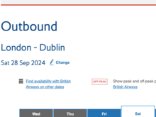 BA.com error when clicking back to today