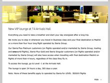 MAD Madrid Barajas VIP Arrivals Lounge