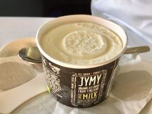Milk ice cream tasted like...milk.
