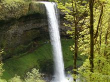 Here's a pic of the falls u seek that I did in May some years ago. There's also a trail that goes under the falls.